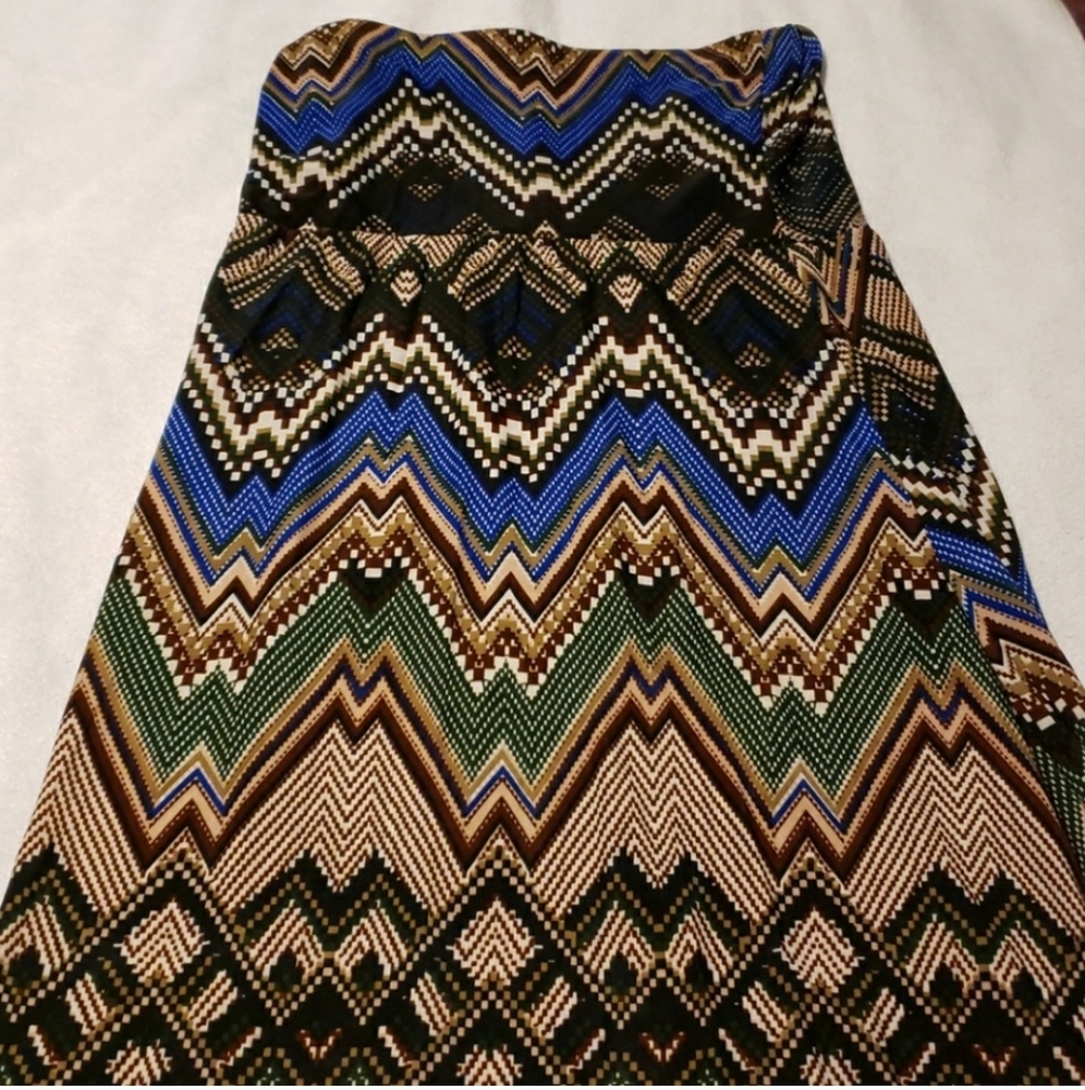 WinWin strapless maxi dress